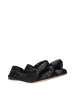 Miu Miu Schwarz Leder Ballerina Flache Schuhe