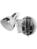 Beliani 2er-Set Wandleuchten HARRINGTON in Silber
