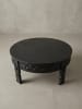KADIMA DESIGN Design Couchtisch 80x36x80 cm Massivholz Sofatisch Rund