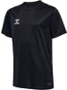 Hummel Kinder Sportshirt "Hmlessential Jersey S/S Kids" in Schwarz