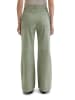 Marc O'Polo Velourslederhose wide in Fresh Sage
