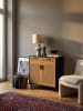 KADIMA DESIGN Sideboard 80x86,5x40 cm Kommode mit Wiener Geflecht, Hoher