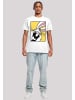 F4NT4STIC T-Shirt Looney Tunes Bugs Bunny Laughing in weiß