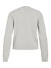 Vila Strickjacke in Light Grey Melange