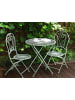 Beliani 3-tlg Bistro Set TRENTO in Grün