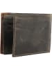 Billy the Kid Hunter Geldbörse RFID Leder 12 cm khaki-brown