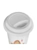 Mr. & Mrs. Panda To Go Becher Spinne Agathe Sandwich mit Spruch in Weiß