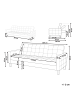Beliani 3-Sitzer Sofa VEHKOO in Gelb/Braun - (W) 200 x (H) 86 x (L) 77 cm