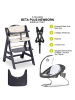 Hauck Beta Plus Dark Grey 5-tlg. Newborn Set - in grau