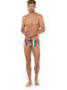 HOM Swim Trunk Bamboo in multicolor stripes