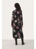PART TWO Kleid LamiyaPW Gerade Passform in Black Blurred Flower