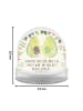 Mr. & Mrs. Panda wasserkugel Avocado Pärchen mit Spruch in Naturpapier