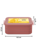 Mr. & Mrs. Panda MEPAL Bentobox Giraffe Kind Design mit Spruch in Rot Pastell