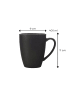 Maxwell & Williams 4er Set Kaffeebecher Caviar Black 400 ml in schwarz