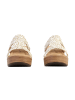 Divine Factory Pantoletten zum Hineinschlüpfen Beige