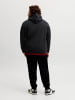 JACK & JONES PLUS Kapuzenpullover in Black