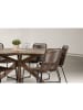 ebuy24 Gartenset Rosario 7-teilig Braun 140 x 140 cm