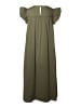 Pieces Midikleid in Burnt Olive
