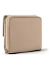 Lazarotti Bologna Leather Zip-Around Geldbörse Leder 12 cm sand
