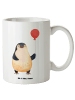 Mr. & Mrs. Panda XL Tasse Pinguin Luftballon ohne Spruch in Weiß