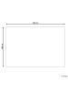 Beliani Kurzflor BAGLAR in Beige/Grau - (W) 200 x (H) 0.7 x (L) 300 cm
