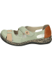 rieker Komfort-Slipper in mint/beige/cayenne