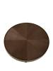 Beliani Couchtisch RAMONA in Braun/Schwarz/Gold - (W) 61 x (H) 45 x (L) 61 cm