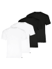 Puma T-Shirt 4er Pack in Schwarz/Weiß