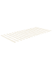 Beliani Einzelbett GIVERNY in Braun - (W) 99 x (H) 83 x (L) 208 cm