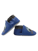 Yalion Leder-Krabbelschuhe "Auto" in Blau