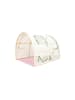 58 aufm Kessel HALBHOHES BETT Kelci 90x200 Textilset Birdy mit Tunnel Buche massiv