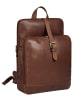 piké Rucksack echt Leder in braun