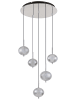 Globo lighting Hängeleuchte "AIDA" in silver