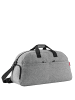 Reisenthel travelling overnighter plus - Reisetasche (herringbone dark blue) in twist silver