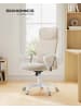 SONGMICS 2er-Set: Bürostuhl Kime in Beige - (B)59 x (H)122.7 x (T)58 cm