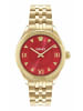 Versace Analoguhr für Damen in rot