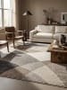 KADIMA DESIGN Teppich Outdoor Abstrakt pflegeleicht Balkon Terrasse Outdoor Garten in Beige