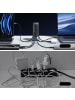 COFI 1453 Joyroom JR-TCM02 GaN 65W Ladestation 4×USB-C 2×USB-A UK Stecker Grau in Grau