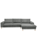 58 aufm Kessel SOFA mit Longchair rechts Kaylynn Cordstoff anthrazit