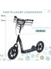 HOMCOM Kinderscooter in Schwarz 120L x 52B x 80H cm