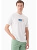 Organication T-Shirt "MOR17832" in Cremeweiß