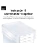 SmartStore 3er-Set Aufbewahrungsbox Classic Transparent 3.6L