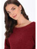 Albee Women Sweater in Burgundy