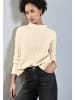 Street One Pullover mit Rippstruktur in Beige