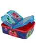 COFI 1453 PJ Masks Kinder Brotdose – Lunchbox mit 3 Fächern & tollem Design in Blau