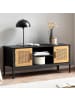 FineBuy TV- und Lowboards in Schwarz / MDF / 110x40x48