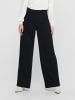 JACQUELINE de YONG Marlene Hose Schlupf Stoffhose GEGGO New Long Culotte Flare Pants in Schwarz