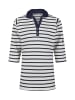 Wind Sportswear 3/4 T- Shirt in white-navy