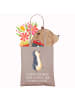 Mr. & Mrs. Panda Schultertasche Pinguin mHerzieren mit Spruch in Braun Pastell