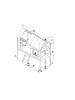 58 aufm Kessel BAUMHAUS Bett mit Vorhang Kanika 209x185x137 aus MDF in Weiß